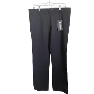 Betabrand Dress Pant Yoga Pants Black XL Petite Stretch Career